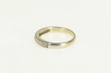 Load image into Gallery viewer, 14K Pave Diamond Encrusted Wedding Band Ring White Gold
