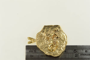 14K Ornate Aries Ram Astrology Sign Zodiac Charm/Pendant Yellow Gold
