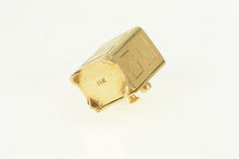 Load image into Gallery viewer, 14K 3D Articulated Safe Vault Mini Bank Charm/Pendant Yellow Gold