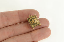 Load image into Gallery viewer, 14K 3D Articulated Safe Vault Mini Bank Charm/Pendant Yellow Gold