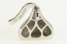 Load image into Gallery viewer, 14K 1.33 Ctw Pave Diamond Hershey Kiss Charm/Pendant White Gold