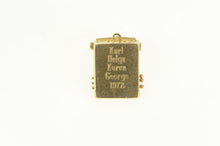 Load image into Gallery viewer, 14K Pearl Ruby Sapphire 3D Typewriter Love Charm/Pendant Yellow Gold