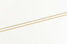 Load image into Gallery viewer, 14K 0.6mm Woven Chain Twist Link Vintage Necklace 18.25&quot; Yellow Gold