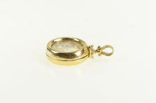 Load image into Gallery viewer, 14K 0.50 Ctw Diamond Filled Capsule Round Charm/Pendant Yellow Gold