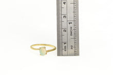 Load image into Gallery viewer, 14K Oval Natural Opal Vintage Bypass Ring Yellow Gold