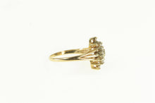 Load image into Gallery viewer, 14K 0.31 Ctw Diamond Squared Cluster Ring Yellow Gold