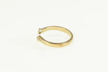Load image into Gallery viewer, 14K Art Deco Diamond Vintage Bypass Ring Yellow Gold