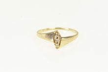 Load image into Gallery viewer, 14K Vintage Diamond Simple Statement Ring Yellow Gold