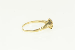 14K Vintage Diamond Simple Statement Ring Yellow Gold