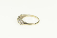 Load image into Gallery viewer, 14K 1950&#39;s Diamond Vintage Wedding Band Ring White Gold