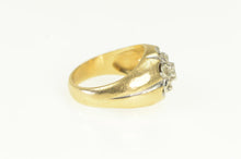 Load image into Gallery viewer, 14K 1960&#39;s Diamond Cluster Statement Ring Yellow Gold