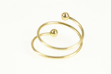 Load image into Gallery viewer, 14K Ball Design Spiral Wrap Twist Vintage Ring Yellow Gold