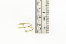 Load image into Gallery viewer, 14K Ball Design Spiral Wrap Twist Vintage Ring Yellow Gold