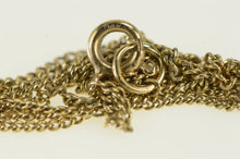 Load image into Gallery viewer, 14K 1.4mm Curb Link Vintage Classic Chain Necklace 19.25&quot; Yellow Gold