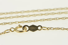 Load image into Gallery viewer, 14K 0.9mm Rolling Woven Link Fancy Chain Necklace 18.75&quot; Yellow Gold
