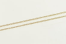 Load image into Gallery viewer, 14K 0.8mm Rolling Cable Chain Spiral Link Necklace 18.25&quot; Yellow Gold