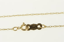 Load image into Gallery viewer, 14K 0.8mm Rolling Cable Chain Spiral Link Necklace 18.25&quot; Yellow Gold