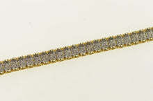 Load image into Gallery viewer, 14K 0.64 Ctw Classic Diamond Vintage Tennis Bracelet 7.5&quot; Yellow Gold
