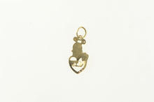 Load image into Gallery viewer, 14K I Love You Mickey Mouse Walt Disney Prod Charm/Pendant Yellow Gold