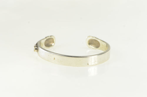 Sterling Silver Until There's a Cure Awareness Ribbon Bracelet 6