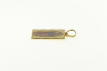 Load image into Gallery viewer, 14K Holographic Virgin Mary Christian Pendant Yellow Gold