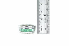 Load image into Gallery viewer, 14K 2.40 Ctw Baguette Emerald Diamond Ring White Gold