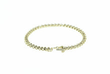 Load image into Gallery viewer, 10K 1.75 Ctw Brown Diamond Vintage Tennis Bracelet 7&quot; Yellow Gold