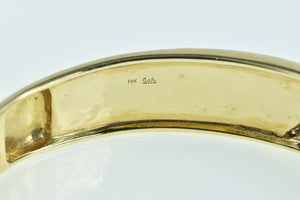 14K Asch Grossbardt Diamond Geometric Bracelet 7" Yellow Gold