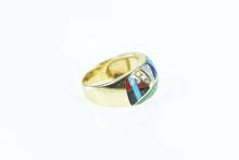 Load image into Gallery viewer, 14K Asch Grossbardt Diamond Geometric Ring Yellow Gold