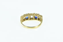 Load image into Gallery viewer, 18K 1.44 Ctw Sapphire Diamond Ornate Ring Yellow Gold