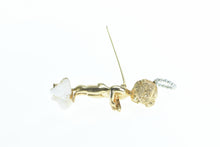 Load image into Gallery viewer, 14K William Ruser Sabbath Child Cherub Pin/Brooch Yellow Gold