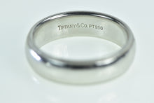 Load image into Gallery viewer, Platinum 6.1mm Tiffany &amp; Co Wedding Band Ring