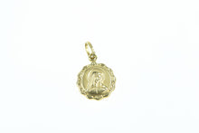 Load image into Gallery viewer, 18K Puffy Catholic Jesus Christian Faith Charm/Pendant Yellow Gold