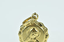 Load image into Gallery viewer, 18K Puffy Catholic Jesus Christian Faith Charm/Pendant Yellow Gold