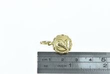 Load image into Gallery viewer, 18K Puffy Catholic Jesus Christian Faith Charm/Pendant Yellow Gold