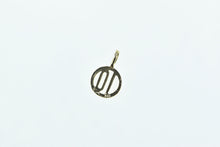 Load image into Gallery viewer, 14K 10 Number Ten Vintage Round Charm/Pendant Yellow Gold