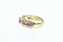 Load image into Gallery viewer, 14K 1.99 Ctw Pink Sapphire Diamond Ornate Ring Yellow Gold