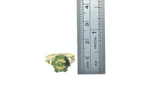 Load image into Gallery viewer, 14K Asian Nephrite Pisces Astrology Zodiac Ring Yellow Gold