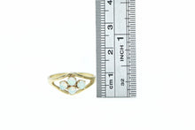Load image into Gallery viewer, 14K Vintage Round Opal Cluster Statement Ring Yellow Gold