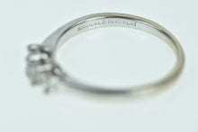 Load image into Gallery viewer, 14K Platinum 0.20 Ctw Three Stone Diamond Ring White Gold