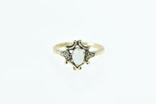 Load image into Gallery viewer, 10K Ornate Vintage Oval Opal Statement Ring Yellow Gold