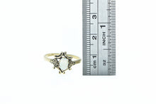 Load image into Gallery viewer, 10K Ornate Vintage Oval Opal Statement Ring Yellow Gold