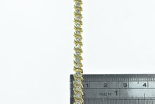 Load image into Gallery viewer, 14K 1.96 Ctw Classic Diamond Vintage Tennis Bracelet 7&quot; Yellow Gold