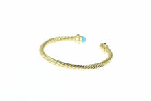 Load image into Gallery viewer, 18K David Yurman Renaissance Designer Cuff Bracelet 7&quot; Yellow Gold