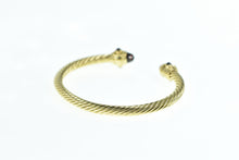 Load image into Gallery viewer, 18K David Yurman Renaissance Designer Cuff Bracelet 6.75&quot; Yellow Gold