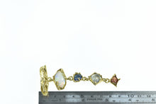 Load image into Gallery viewer, 18K William Fretz Opal Moonstone Goldstone Pin/Brooch Yellow Gold