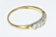 Load image into Gallery viewer, 14K 1940&#39;s Diamond Classic Wedding Band Ring Yellow Gold