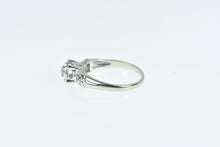 Load image into Gallery viewer, 14K 1940&#39;s Diamond Classic Vintage Engagement Ring White Gold