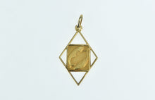 Load image into Gallery viewer, 18K Pisces Astrology Ornate Zodiac Star Sign Charm/Pendant Yellow Gold