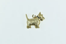 Load image into Gallery viewer, 14K Scottie Dog Breed Scottish Terrier Pet Puppy Charm/Pendant Yellow Gold